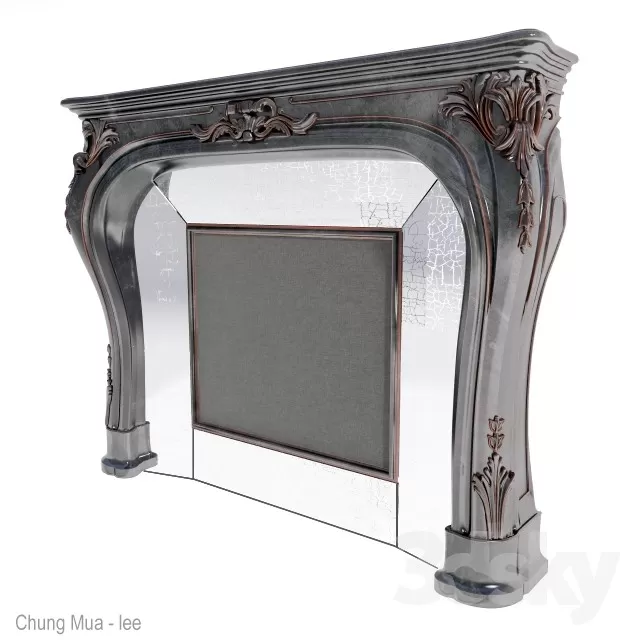 3DSKYFREE – DECOR - FIREPLACE 3DS MAX MODELS