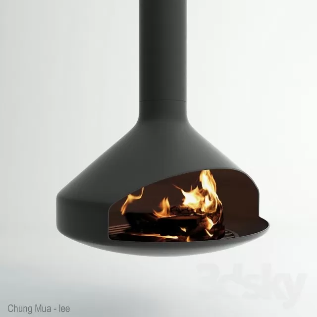 3DSKYFREE – DECOR - FIREPLACE 3DS MAX MODELS