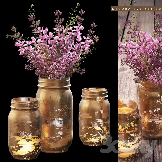 3DSKYFREE – DECOR - FLOWER 3DS MAX MODELS