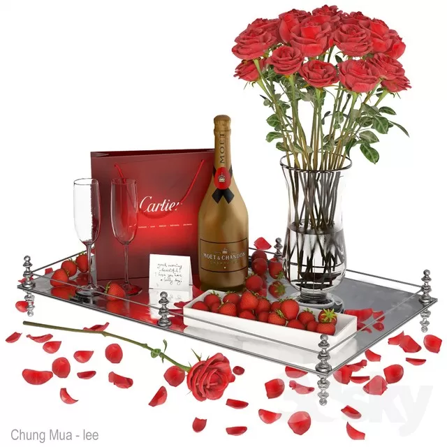 3DSKYFREE – DECOR - FLOWER 3DS MAX MODELS