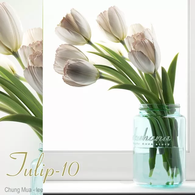 3DSKYFREE – DECOR - FLOWER 3DS MAX MODELS