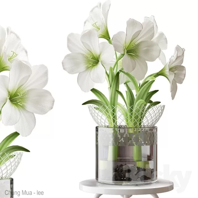 3DSKYFREE – DECOR - FLOWER 3DS MAX MODELS