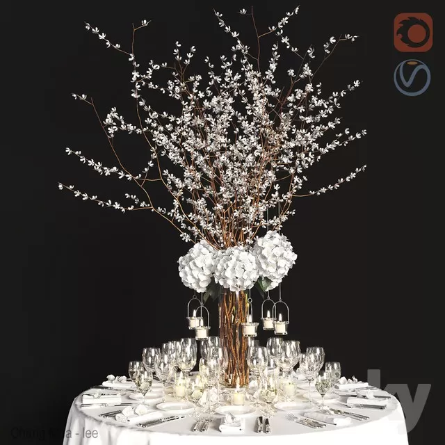 3DSKYFREE – DECOR - FLOWER 3DS MAX MODELS