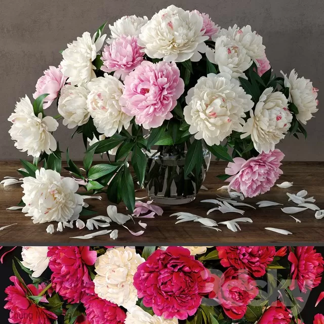 3DSKYFREE – DECOR - FLOWER 3DS MAX MODELS