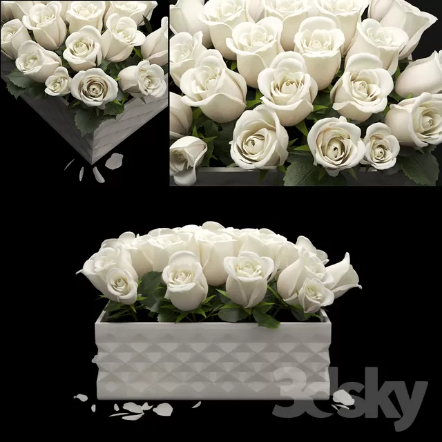 3DSKYFREE – DECOR - FLOWER 3DS MAX MODELS