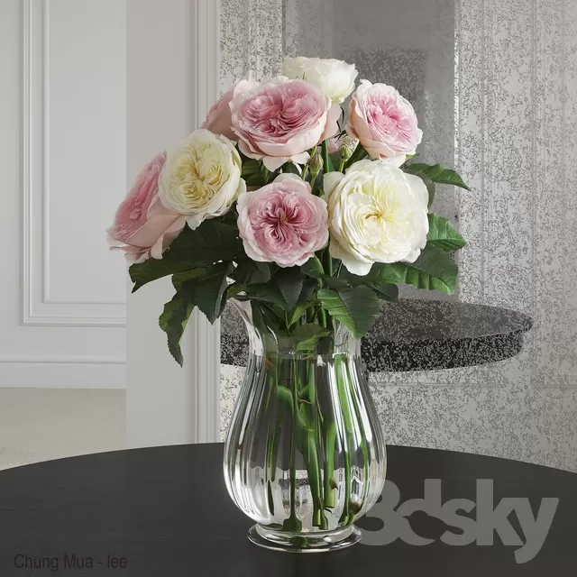 3DSKYFREE – DECOR - FLOWER 3DS MAX MODELS