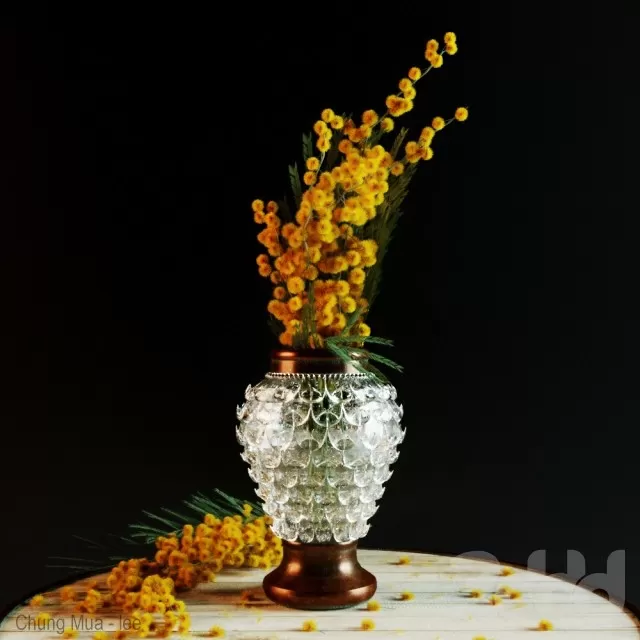 3DSKYFREE – DECOR - FLOWER 3DS MAX MODELS