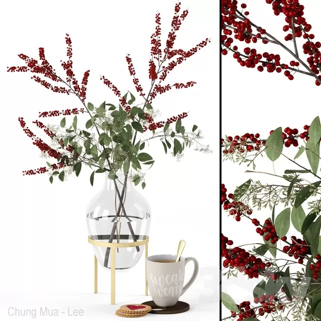 3DSKYFREE – DECOR - FLOWER 3DS MAX MODELS