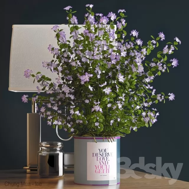 3DSKYFREE – DECOR - FLOWER 3DS MAX MODELS