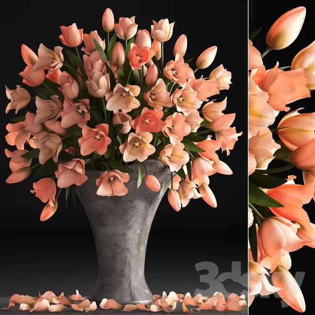 3DSKYFREE – DECOR - FLOWER 3DS MAX MODELS