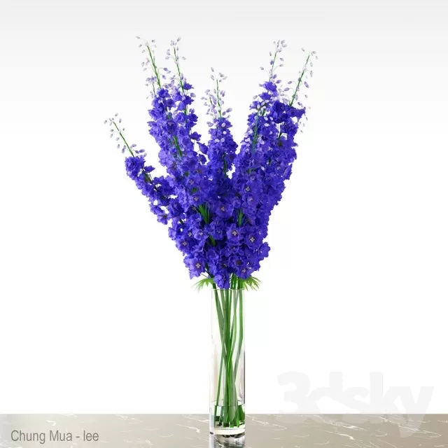 3DSKYFREE – DECOR - FLOWER 3DS MAX MODELS