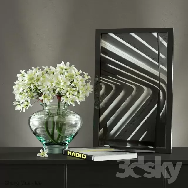 3DSKYFREE – DECOR - FLOWER 3DS MAX MODELS