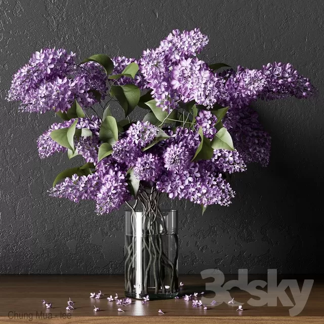 3DSKYFREE – DECOR - FLOWER 3DS MAX MODELS