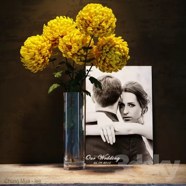 3DSKYFREE – DECOR - FLOWER 3DS MAX MODELS