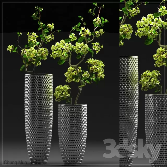 3DSKYFREE – DECOR - FLOWER 3DS MAX MODELS