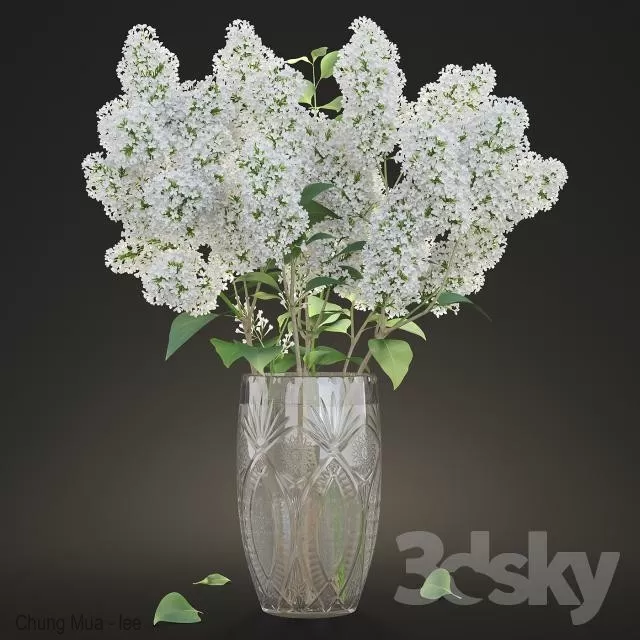 3DSKYFREE – DECOR - FLOWER 3DS MAX MODELS