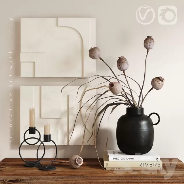 3DSKYFREE – DECOR - FLOWER 3DS MAX MODELS