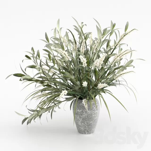 3DSKYFREE – DECOR - FLOWER 3DS MAX MODELS