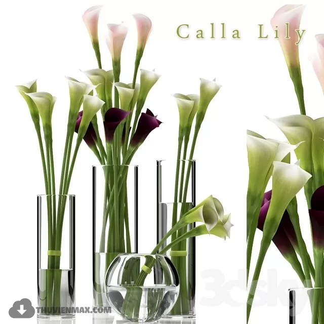 3DSKYFREE – DECOR - FLOWER 3DS MAX MODELS