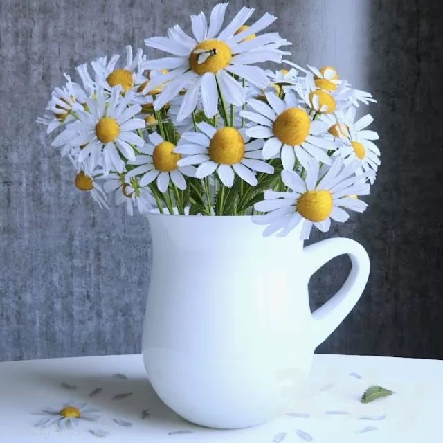 3DSKYFREE – DECOR - FLOWER 3DS MAX MODELS