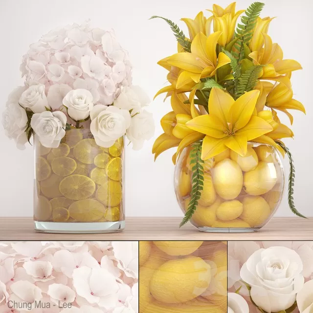 3DSKYFREE – DECOR - FLOWER 3DS MAX MODELS