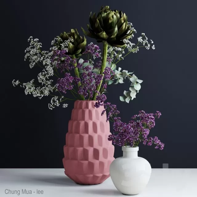 3DSKYFREE – DECOR - FLOWER 3DS MAX MODELS