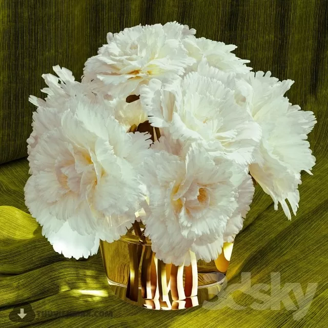 3DSKYFREE – DECOR - FLOWER 3DS MAX MODELS