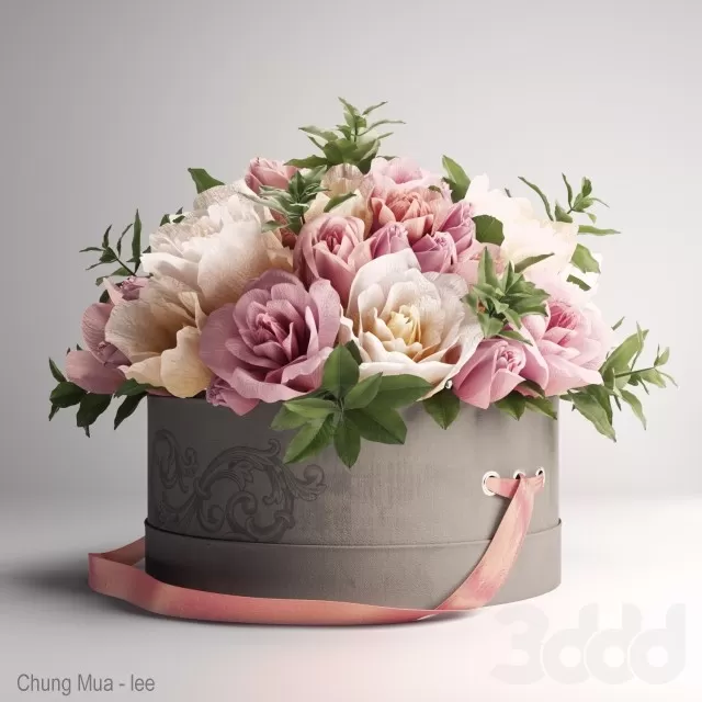 3DSKYFREE – DECOR - FLOWER 3DS MAX MODELS