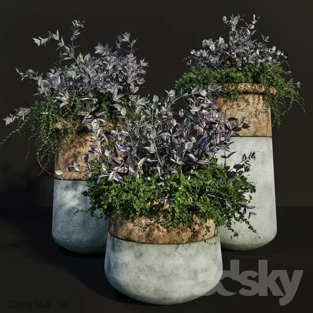 3DSKYFREE – DECOR - FLOWER 3DS MAX MODELS