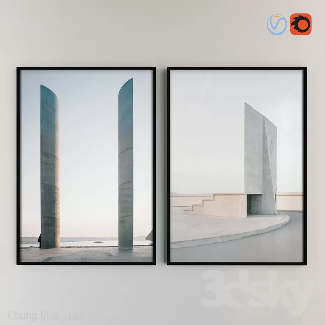 3DSKYFREE – DECOR - FRAME 3DS MAX MODELS