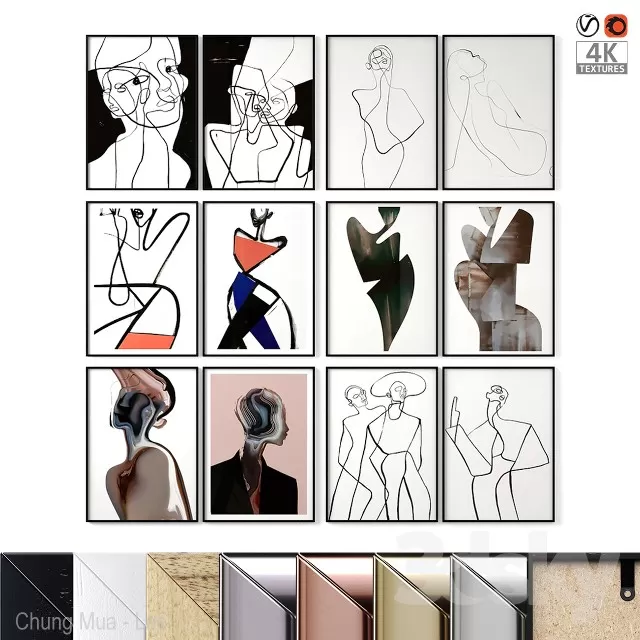 3DSKYFREE – DECOR - FRAME 3DS MAX MODELS