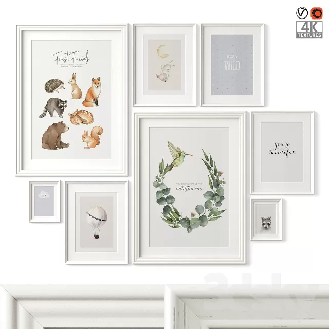 3DSKYFREE – DECOR - FRAME 3DS MAX MODELS