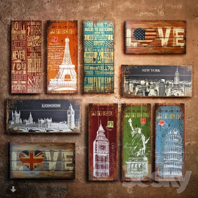 3DSKYFREE – DECOR - FRAME 3DS MAX MODELS