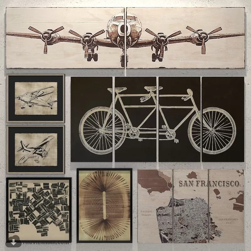 3DSKYFREE – DECOR - FRAME 3DS MAX MODELS