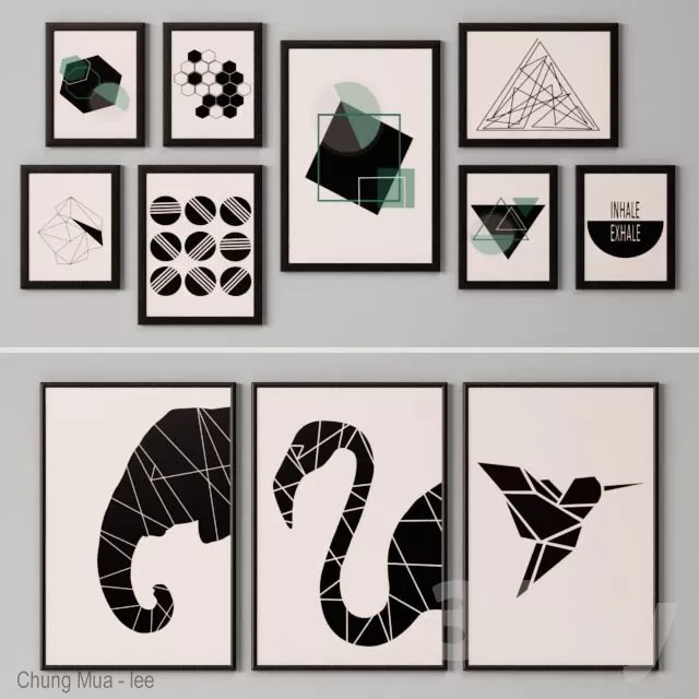 3DSKYFREE – DECOR - FRAME 3DS MAX MODELS