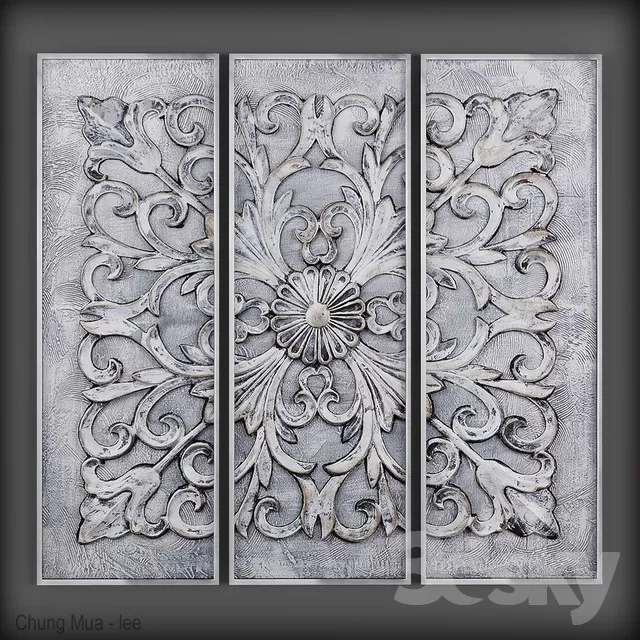 3DSKYFREE – DECOR - FRAME 3DS MAX MODELS