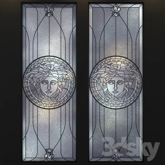 3DSKYFREE – DECOR - FRAME - GLASS 3DS MAX MODELS
