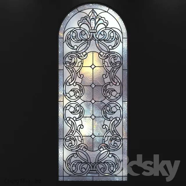 3DSKYFREE – DECOR - FRAME - GLASS 3DS MAX MODELS