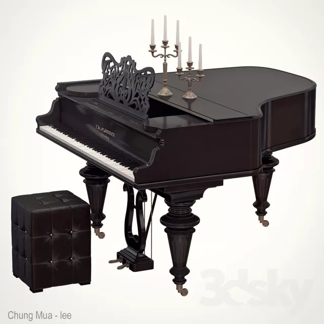 3DSKYFREE – DECOR - INSTRUMENT 3DS MAX MODELS