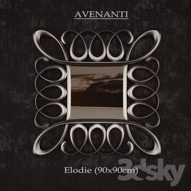 3DSKYFREE – DECOR - MIRROR 3DS MAX MODELS