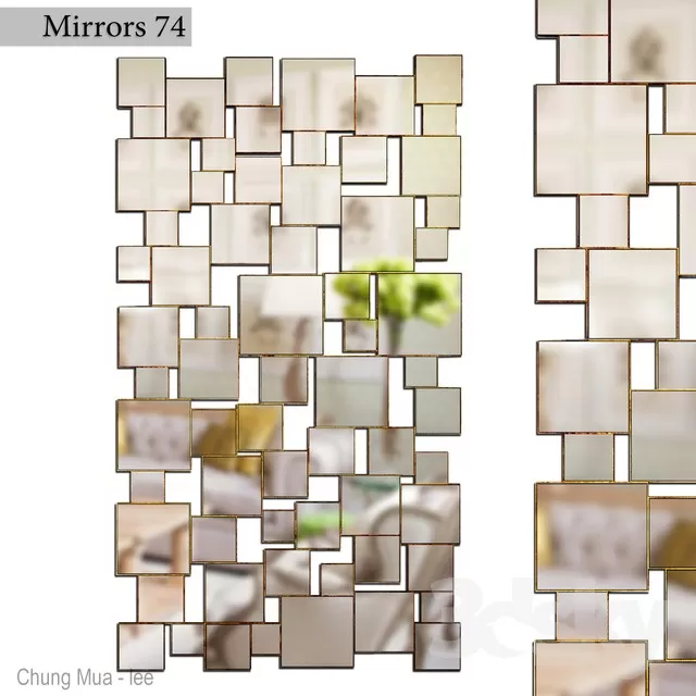 3DSKYFREE – DECOR - MIRROR 3DS MAX MODELS