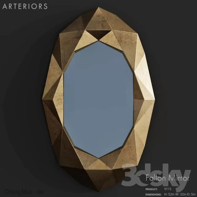 3DSKYFREE – DECOR - MIRROR 3DS MAX MODELS