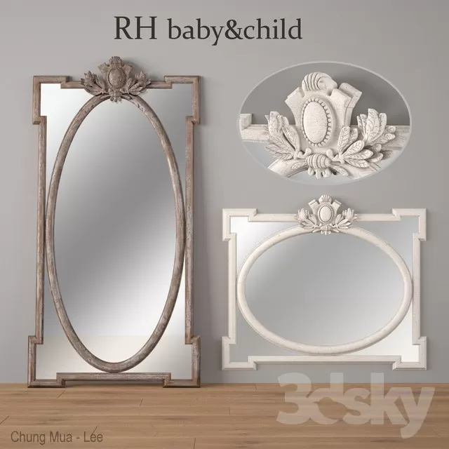 3DSKYFREE – DECOR - MIRROR 3DS MAX MODELS