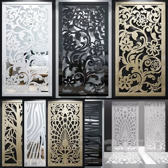 3DSKYFREE – DECOR - PARTITION 3DS MAX MODELS