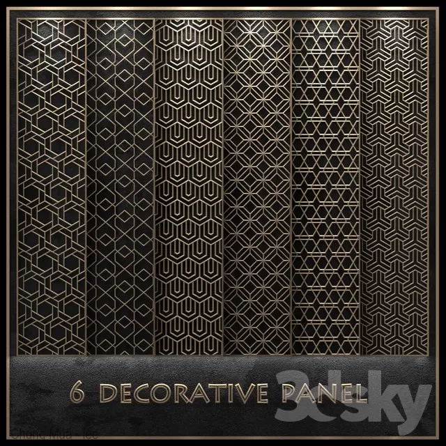 3DSKYFREE – DECOR - PARTITION 3DS MAX MODELS