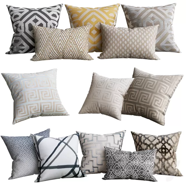 3DSKYFREE – DECOR - PILLOW 3DS MAX MODELS