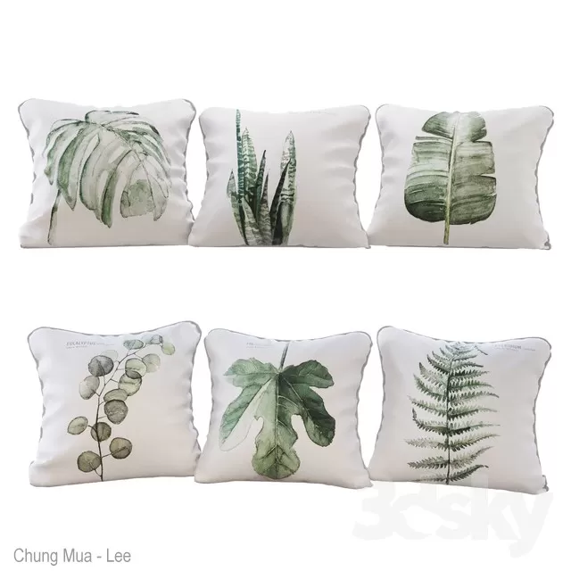 DECOR HELPER – DECOR – PILLOW 3D MODELS – 20