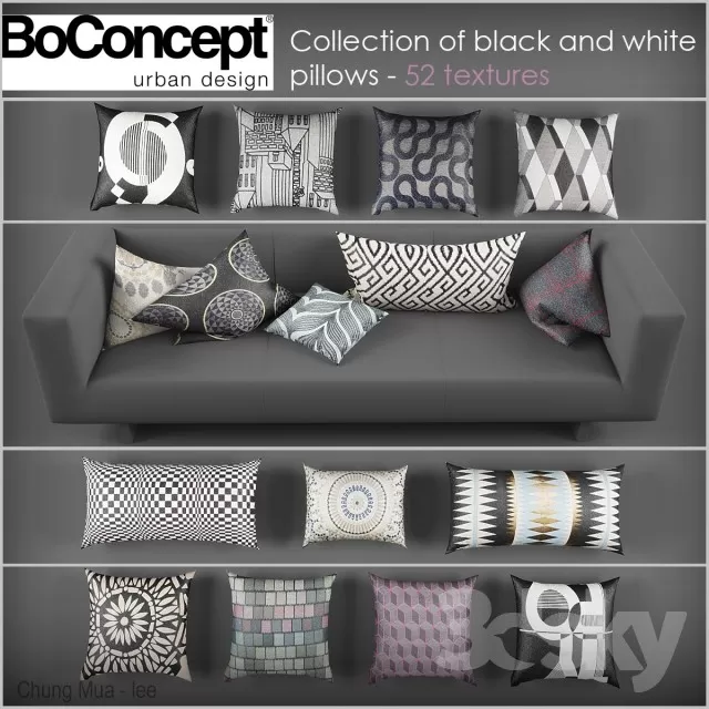 3DSKYFREE – DECOR - PILLOW 3DS MAX MODELS