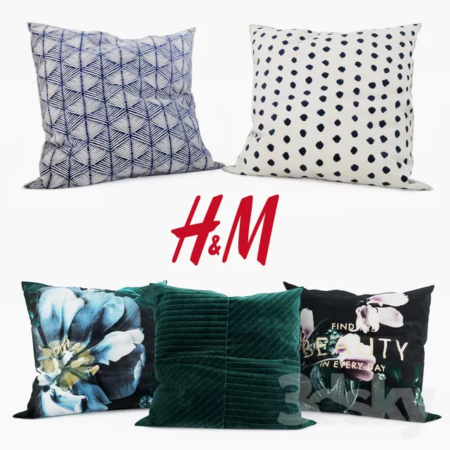 DECOR HELPER – DECOR – PILLOW 3D MODELS – 4