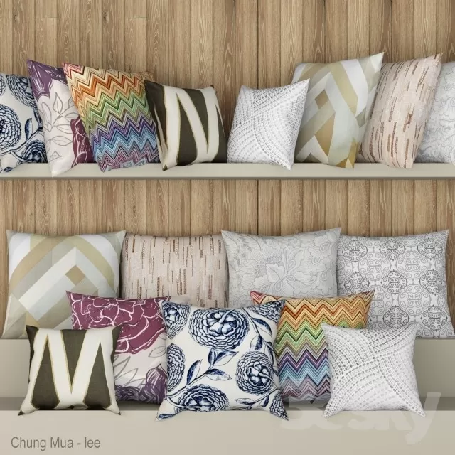 3DSKYFREE – DECOR - PILLOW 3DS MAX MODELS